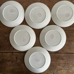 Assiettes plates (lot de 6) - Sarreguemines & Digoin - Favori - Lot 2