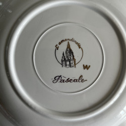 Assiette creuse en porcelaine - L'Amandinoise - Pascale