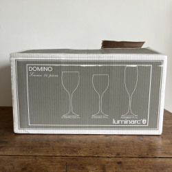 Service de verres années 90 (lot de 24) - Luminarc - Domino