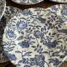 Assiette à dessert - Myott Meakin - Fleurs bleues