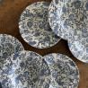 Assiette creuse - Myott Meakin - England - Fleurs bleues