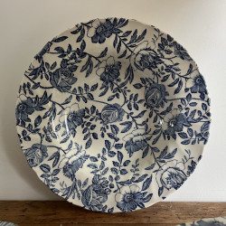 Assiette creuse - Myott Meakin - England - Fleurs bleues