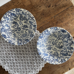 Saladier - Myott Meakin - England - Fleurs bleues