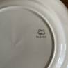 Assiettes plates en porcelaine (lot de 6) - Gien - Florence