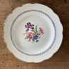 Assiettes plates en porcelaine (lot de 6) - Gien - Florence