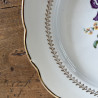 Assiettes plates en porcelaine (lot de 6) - Gien - Florence