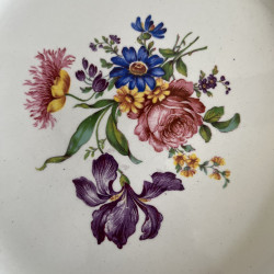 Assiettes plates en porcelaine (lot de 6) - Gien - Florence