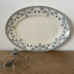 Plat oval - Sarreguemines U&Cie - Noisettes