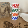 Tasses à café & sous-tasses (Lot de 4) - Arcopal - Polka