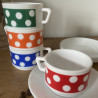 Tasses à café & sous-tasses (Lot de 4) - Arcopal - Polka