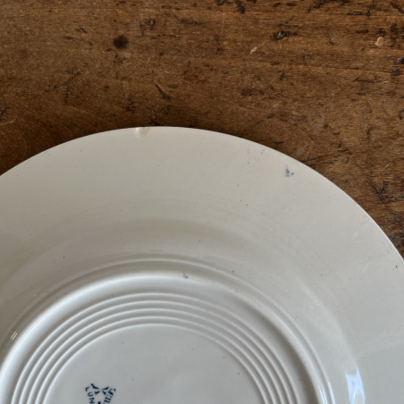 Lot D'assiettes à Dessert KG Luneville - Porcelaine Française, Motif Floral Multicouleur