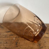 Verres anciens - Art Déco - Rose ambré