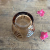 Verres anciens - Art Déco - Rose ambré