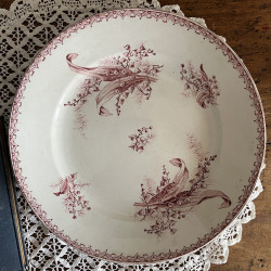 Plat rond - Sté Amandinoise - Muguet