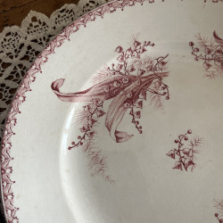 Plat rond - Sté Amandinoise - Muguet