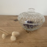 Sucrier en verre vintage