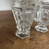 Verres / Gobelets à violette anciens (lot de 4) - Charles X