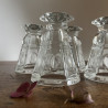Verres / Gobelets à violette anciens (lot de 4) - Charles X