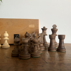 Pions d'échecs en bois - Lardy International
