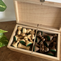 Pions d'échecs en bois - Lardy International