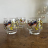 Verre à eau / Gobelet vintage - Luminarc - Oiseaux