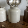 Trio de pots à moutarde en Grès