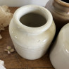 Trio de pots à moutarde en Grès
