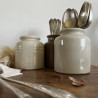 Trio de pots à moutarde en Grès