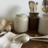 Trio de pots à moutarde en Grès