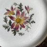 Service à dessert en porcelaine - L'Amandinoise - Clématite