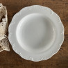 Assiettes creuses en porcelaine blanche (lot de 4) - Classic Rose Collection