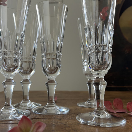 Flûtes à Champagne (lot de 5) - Baccarat - Picadilly