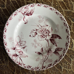 Assiettes plates (lot de 8) - Terre de Fer - 2264 - France