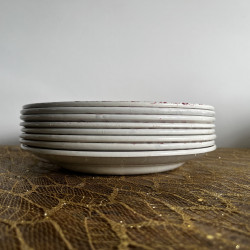 Assiettes plates (lot de 8) - Terre de Fer - 2264 - France