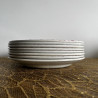 Assiettes plates (lot de 8) - Terre de Fer - 2264 - France