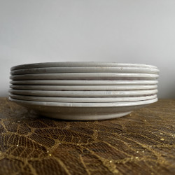 Assiettes plates (lot de 8) - Terre de Fer - 2264 - France