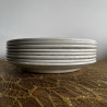 Assiettes plates (lot de 8) - Terre de Fer - 2264 - France
