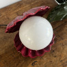 Lampe à poser Vintage - Coquillage - Rouge grenat