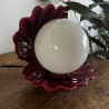 Lampe à poser Vintage - Coquillage - Rouge grenat