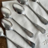 Petites cuillères (lot de 6) - Métal argenté - H.Grossetete