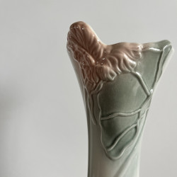 Vase en céramique Vintage - Blakeney - Fleur - Style Art Nouveau