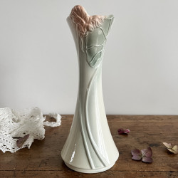 Vase en céramique Vintage - Blakeney - Fleur - Style Art Nouveau
