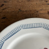Assiettes plates (lot de 6) - Digoin - Tulipes / Consortium des Grandes Marques - Rennes