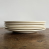 Assiettes plates (lot de 6) - Digoin - Tulipes / Consortium des Grandes Marques - Rennes
