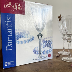 Verres à vin (lot de 6) - Cristal D'Arques - Diamantis