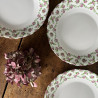 Assiettes à dessert (lot de 6) - Luminarc - Petites fleurs roses