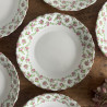 Assiettes à dessert (lot de 6) - Luminarc - Petites fleurs roses