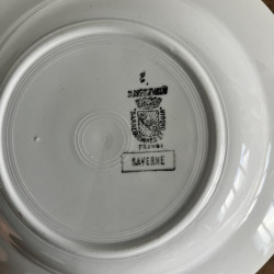 Assiettes creuses (lot de 2) - Digoin Sarreguemines - Saverne