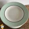 Assiette creuse - Moulin des Loups - Porcerame - Mint