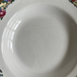Assiette creuse - Porcelaine opaque - Moulin des Loups